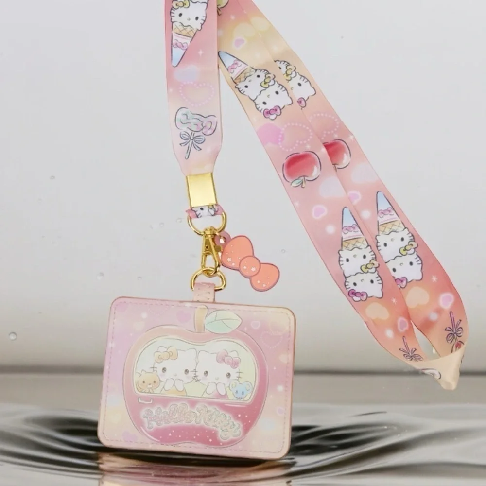 Loungefly Pink Hello Kitty Lanyard and Cardholder